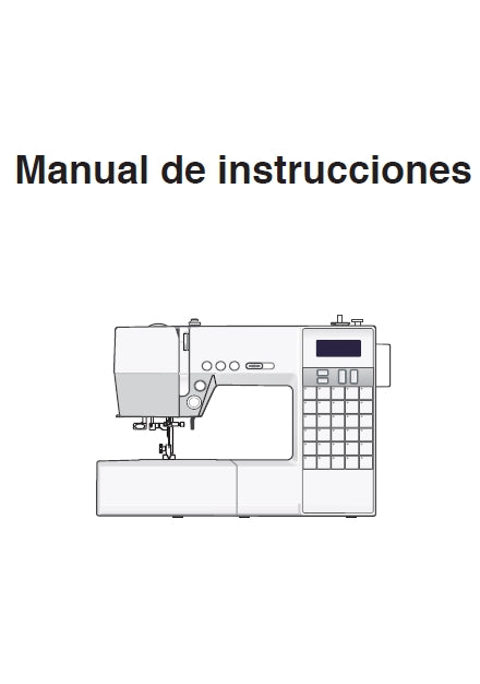 JANOME DC6030 MAQUINA DE COSER MANUAL DE INSTRUCCIONES 56 PAGES ESPANOL