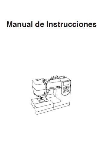 JANOME DM7200 MAQUINA DE COSER MANUAL DE INSTRUCCIONES 66 PAGES ESPANOL