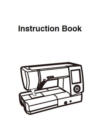 JANOME JNH7700QCP SEWING MACHINE INSTRUCTION BOOK 96 PAGES ENG