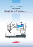 JANOME MEMORY CRAFT 11000 SPECIAL EDITION MAQUINA DE COSER MANUAL DE INSTRUCCIONES 117 PAGES ESPANOL