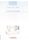 JANOME MEMORY CRAFT 11000 MC11000 MAQUINA DE COSTURA LIVRO DE INSTRUCOES 102 PAGINAS PORTUGUESE BR