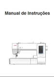 JANOME MEMORY CRAFT 400E MC400E MAQUINA DE COSTURA MANUAL DE INSTRUCOES 67 PAGINAS PORTUGUESE BR