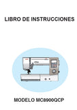 JANOME MEMORY CRAFT 8900QDC 9900QDC MAQUINA DE COSER LIBRO DE INSTRUCCIONES 108 PAGES ESPANOL
