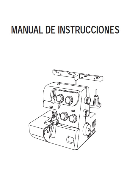 JANOME MYLOCK 8002D MAQUINA DE COSER MANUAL DE INSTRUCCIONES 42 PAGES ESPANOL