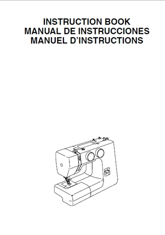 JANOME SAKURA 95 SEWING MACHINE MAQUINA DE COSER MACHINE A COUDRE INSTRUCTION BOOK MANUAL DE INSTRUCCIONES MANUEL D'INSTRUCTIONS 56 PAGES ENG ESP FRANC