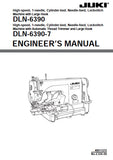 JUKI DLN-6390 DLN-6390-7 SEWING MACHINE ENGINEERS MANUAL 52 PAGES ENG