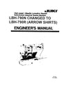 JUKI LBH-790N LBH-790R SEWING MACHINE ENGINEERS MANUAL 84 PAGES ENG