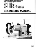 JUKI LH-1162 LH-1162-4 SERIES SEWING MACHINE ENGINEERS MANUAL 62 PAGES ENG