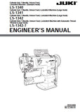 JUKI LS-1340 LS-1341 LS-1342 LS-1342-7 SEWING MACHINE ENGINEERS MANUAL 64 PAGES ENG