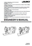 JUKI LU-1500 SERIES SEWING MACHINE ENGINEERS MANUAL 81 PAGES ENG