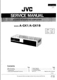 JVC A-GX1 A-GX1B STEREO INTEGRATED AMPLIFIER SERVICE MANUAL INC SCHEM DIAGS 20 PAGES ENG