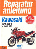 KAWASAKI GPZ500S MOTORRAD REPARATURANLEITUNG 120 SEITE DEUTSCH