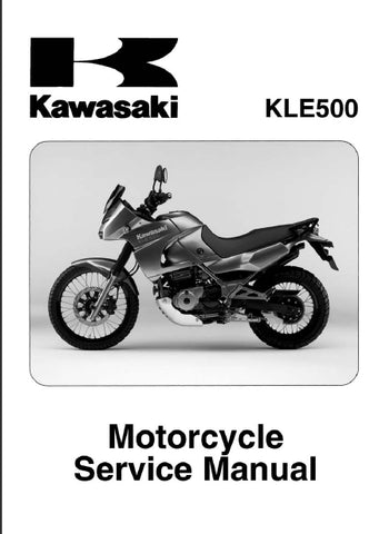 KAWASAKI KLE500 MOTORCYCLE SERVICE MANUAL 401 PAGES ENGLISH
