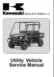 KAWASAKI MULE 3010 TRANS 4X4 UTILITY VEHICLE SERVICE MANUAL 413 PAGES ENG