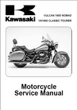KAWASAKI VULCAN 1600 NOMAD VN1600 CLASSIC TOURER MOTORCYCLE SERVICE MANUAL INC SCHEM DIAGS 629 PAGES ENG