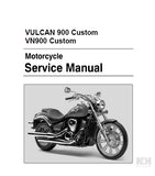 KAWASAKI VULCAN 900 CUSTOM VN900 CUSTOM MOTORCYCLE SERVICE MANUAL INC SCHEM DIAGS 617 PAGES ENG