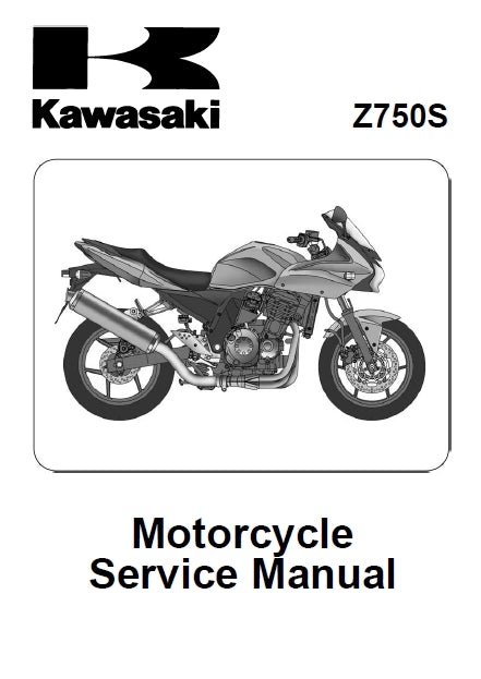 KAWASAKI Z750S MOTORCYCLE SERVICE MANUAL INC SCHEM DIAGS 571 PAGES ENG