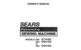 KENMORE 385.1274180 1385.264180 385.1254180 SEWING MACHINE OWNERS MANUAL 56 PAGES ENG