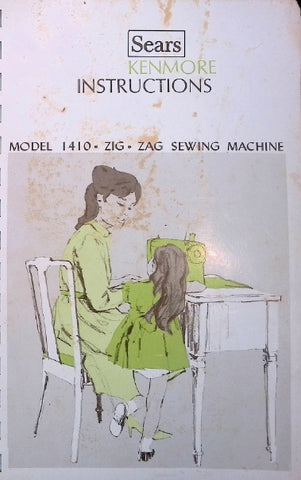 KENMORE 1410 SEWING MACHINE INSTRUCTION MANUAL 29 PAGES ENG