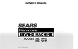 KENMORE 385.11607 385.12714 SEWING MACHINE OWNERS MANUAL 49 PAGES ENG