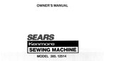 KENMORE 385.12514 SEWING MACHINE OWNERS MANUAL 45 PAGES ENG