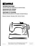 KENMORE 385.15243 385.15343 SEWING MACHINE MAQUINA DE COSER MACHINE A COUDRE OWNERS MANUAL MANUAL DE INSTRUCCIONES MANUEL D'INSTRUCTIONS 67 PAGES ENG ESP FRANC