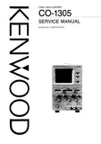 KENWOOD CO-1305 5 MHz OSCILLOSCOPE SERVICE MANUAL 8 PAGES ENG