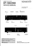 KENWOOD DP-1060 DP-2060 CD PLAYER SERVICE MANUAL INC SCHEMATIC DIAGRAMS 19 PAGES ENG