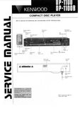 KENWOOD DP-1100 DP-1100B CD PLAYER SERVICE MANUAL INC SCHEMS 28 PAGES ENG