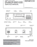 KENWOOD DP-4090 DP-5090 D-S300 CD PLAYER SERVICE MANUAL INC SCHEMS 28 PAGES ENG