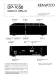 KENWOOD DP-7050 CD PLAYER SERVICE MANUAL INC SCHEMS 58 PAGES ENG