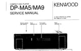 KENWOOD DP-MA5 DP-MA9 CD PLAYER SERVICE MANUAL INC SCHEMS 41 PAGES ENG