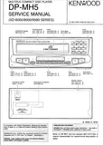 KENWOOD DP-MH5 MULTIPLE CD PLAYER SERVICE MANUAL INC SCHEMS 22 PAGES ENG
