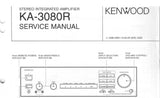 KENWOOD KA-3080 STEREO INTEGRATED AMPLIFIER SERVICE MANUAL INC SCHEMATIC DIAGRAMS 16 PAGES ENG