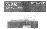 KENWOOD KA-550 STEREO INTEGRATED AMPLIFIER SERVICE MANUAL INC SCHEMATIC DIAGRAMS 13 PAGES ENG