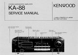 KENWOOD KA-88 STEREO INTEGRATED AMPLIFIER SERVICE MANUAL INC SCHEMATIC DIAGRAMS 19 PAGES ENG