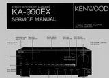 KENWOOD KA-990EX STEREO INTEGRATED AMPLIFIER SERVICE MANUAL INC SCHEMATIC DIAGRAMS 20 PAGES ENG