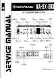 KENWOOD KA-9X KA-9XG INTEGRATED AMPLIFIER SERVICE MANUAL INC SCHEMS 12 PAGES ENG