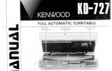 KENWOOD KD-727 FULL AUTOMATIC TURNTABLE SERVICE MANUAL INC SCHEMATIC DIAGRAMS 12 PAGES ENG