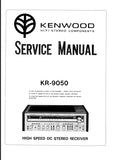 KENWOOD KR-9050 HIGH SPEED  DC STEREO RECEIVER SERVICE MANUAL INC SCHEM DIAGS 24 PAGES ENG