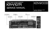 KENWOOD KR-V107R AV STEREO RECEIVER SERVICE MANUAL INC SCHEMS 59 PAGES ENG