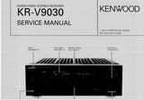 KENWOOD KR-V9030 AV STEREO RECEIVER SERVICE MANUAL INC SCHEMATIC DIAGRAMS 45 PAGES ENG