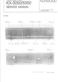 KENWOOD KX-3050 KX-5050 STEREO CASSETTE DECK SERVICE MANUAL INC SCHEMS 46 PAGES ENG