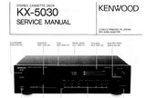 KENWOOD KX-5030 STEREO CASSETTE DECK SERVICE MANUAL INC SCHEMS 45 PAGES ENG