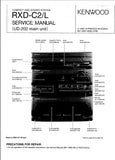 KENWOOD RXD-C2 RXD-C2L CD STEREO SYSTEM SERVICE MANUAL INC SCHEMS 54 PAGES ENG