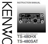 KENWOOD TS-480HX TS-480SAT HF/50 MHz ALL MODE TRANSCEIVER INSTRUCTION MANUAL 104 PAGES ENG