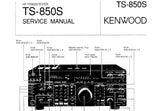 KENWOOD TS-850S HF TRANSCEIVER SERVICE MANUAL INC SCHEMATIC DIAGRAMS 115 PAGES ENG