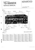 KENWOOD TS-950SDX HF TRANSCEIVER SERVICE MANUAL INC SCHEMATIC DIAGRAMS 349 PAGES ENG