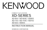 KENWOOD XD-SERIES XD-855 XD-885E XD855 XD-755 XD-755E XD755 XD-655 XD655 COMPACT HIFI SYSTEM INSTRUCTION MANUAL 40 PAGES ENG