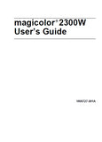 KONICA MINOLTA MAGICOLOR 2300W PRINTER USERS GUIDE 156 PAGES ENG